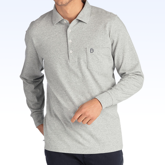 B DRADDY JACK LONG-SLEEVE POLO