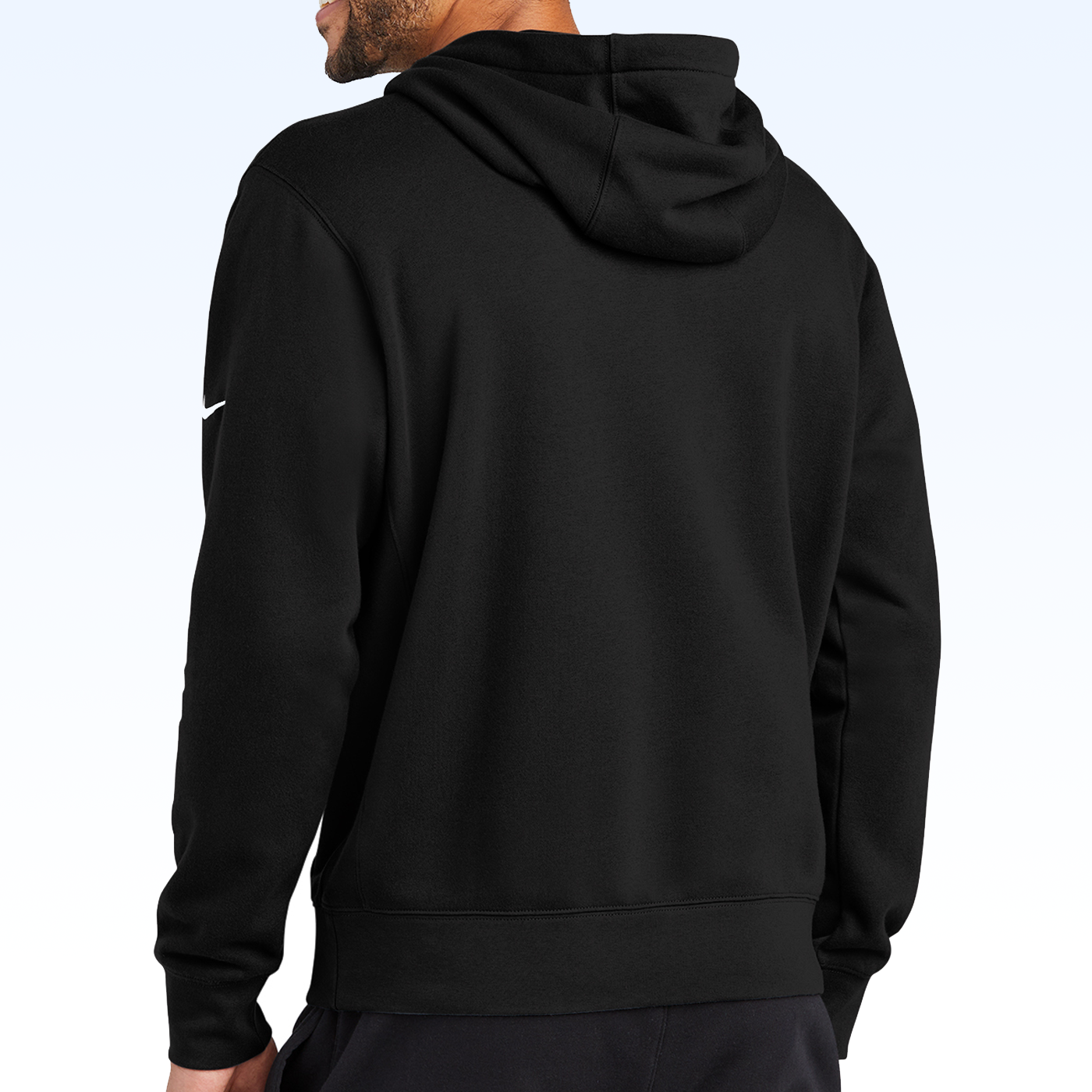 NIKE CLUB FLEECE SLEEVE SWOOSH PULLOVER HOODIE - UNISEX