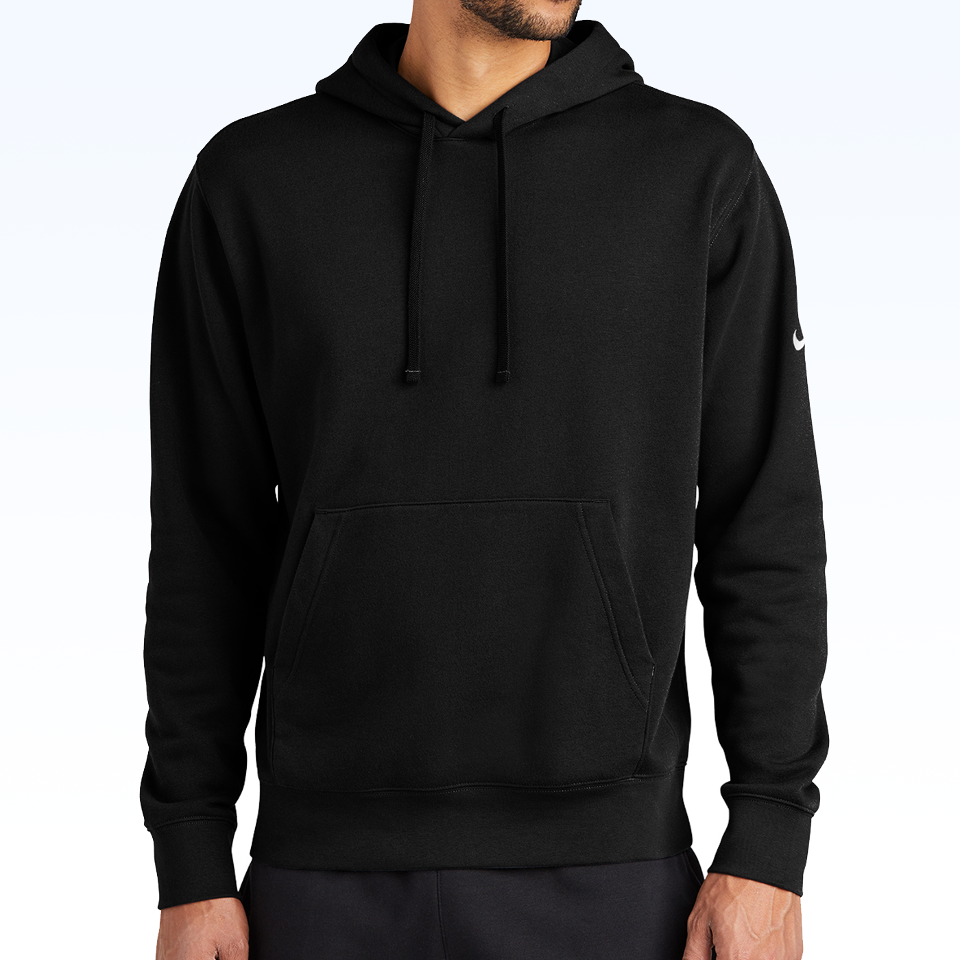 NIKE CLUB FLEECE SLEEVE SWOOSH PULLOVER HOODIE - UNISEX