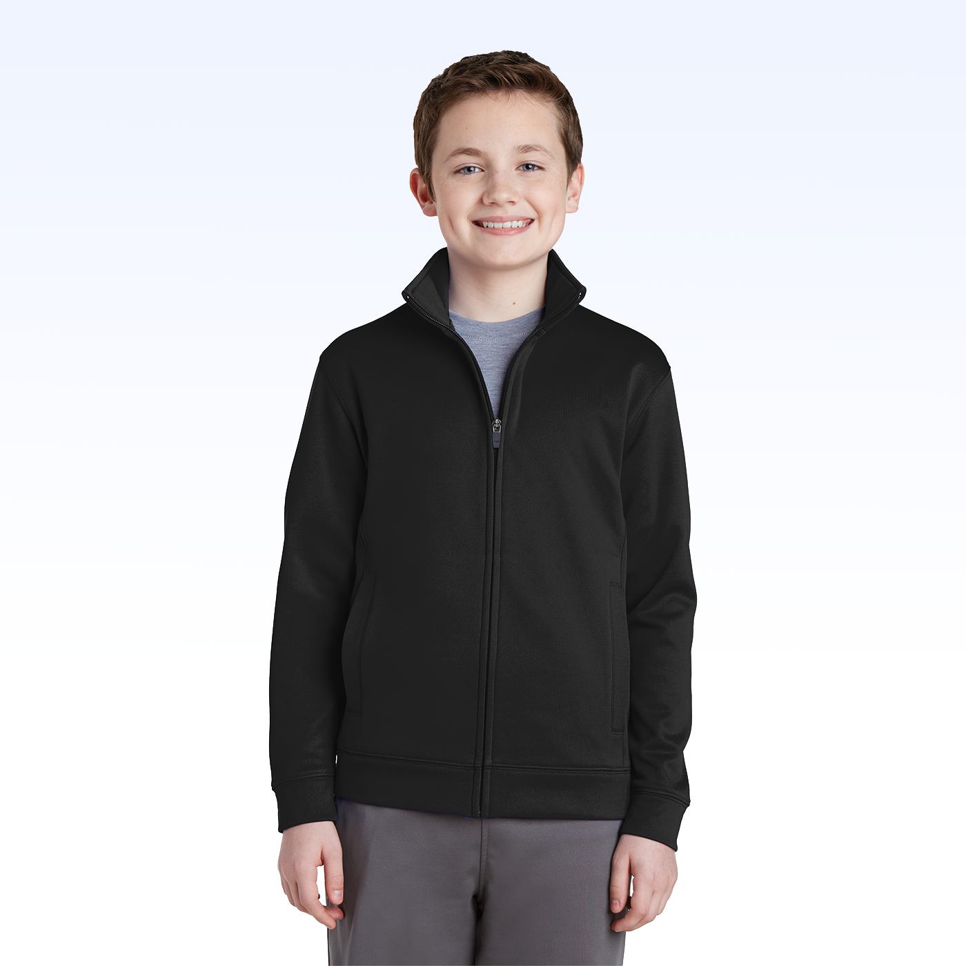 YOUTH SPORTY FLEECE FULL-ZIP JACKET