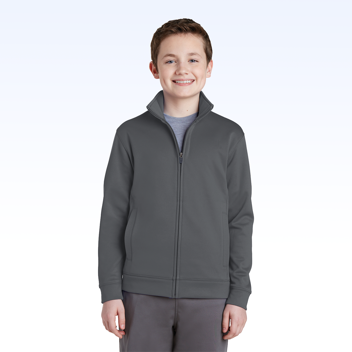 YOUTH SPORTY FLEECE FULL-ZIP JACKET