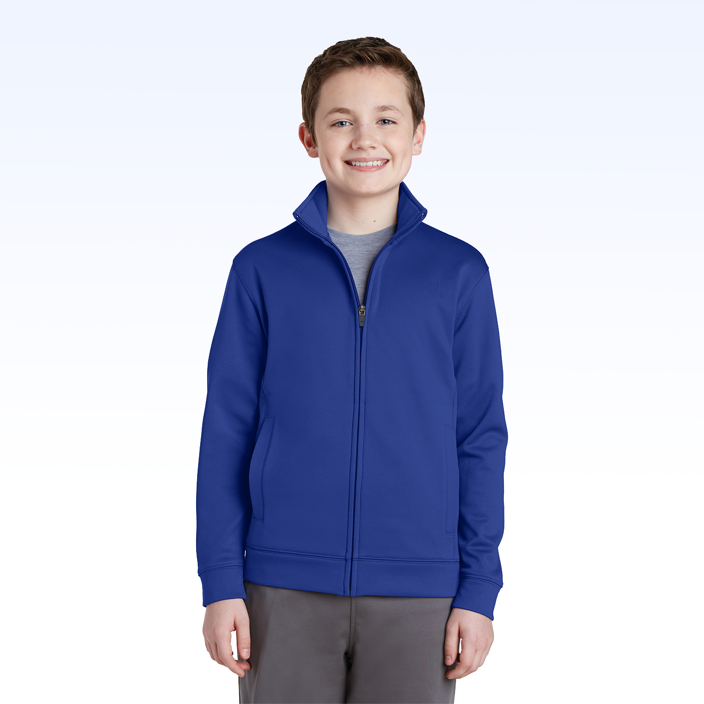 YOUTH SPORTY FLEECE FULL-ZIP JACKET