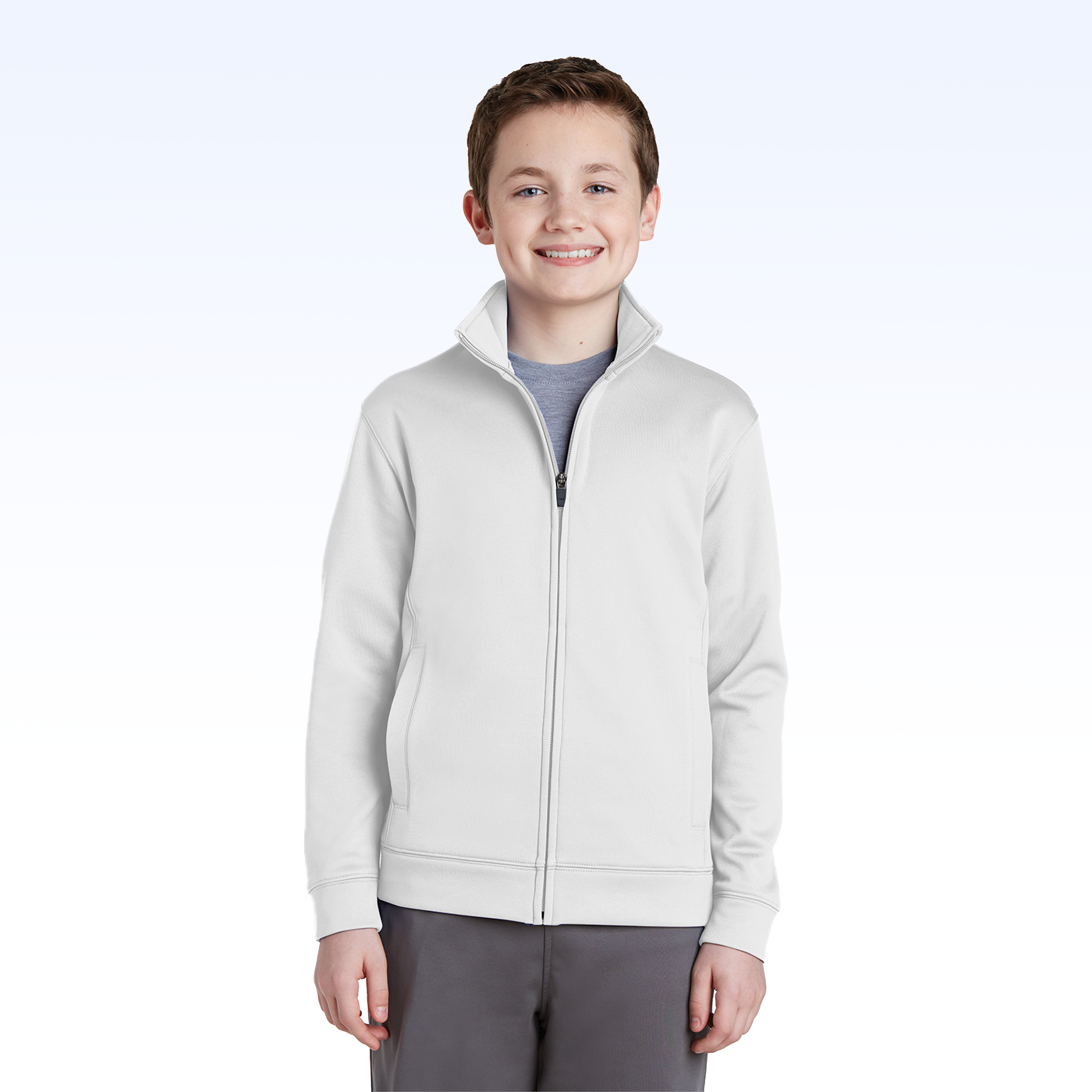 YOUTH SPORTY FLEECE FULL-ZIP JACKET