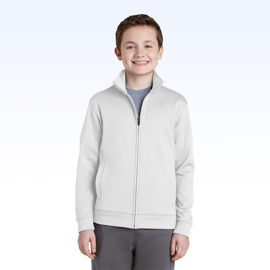 YOUTH SPORTY FLEECE FULL-ZIP JACKET